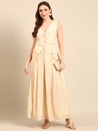 Skirt Jacquard-Offwhite - De Moza