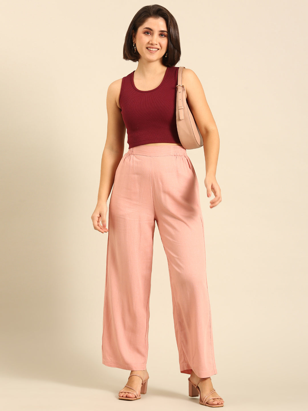 Palazzo-Dusty Pink - De Moza