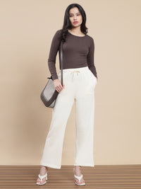 De Moza Women Casual Pants Cream