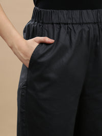 De Moza Women Casual Pants Steel Grey