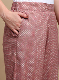 De Moza Women Casual Palazzo Maroon - De Moza