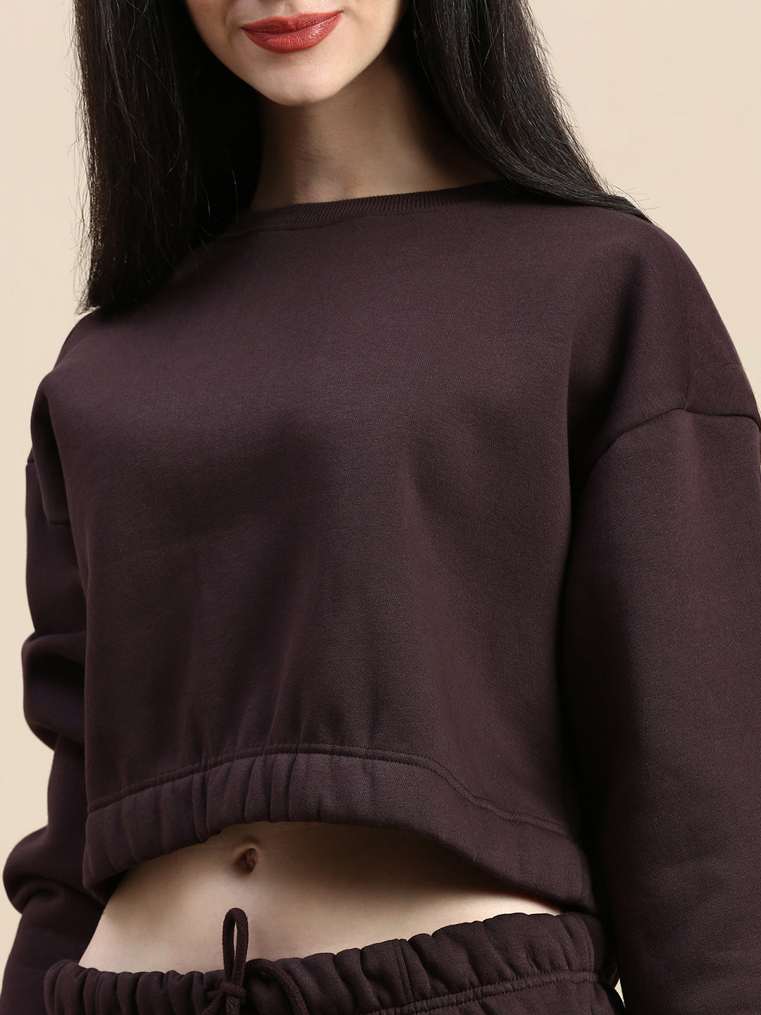 Sweatshirt-Brown - De Moza