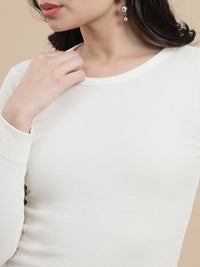 De Moza Women Casual Top Ecru