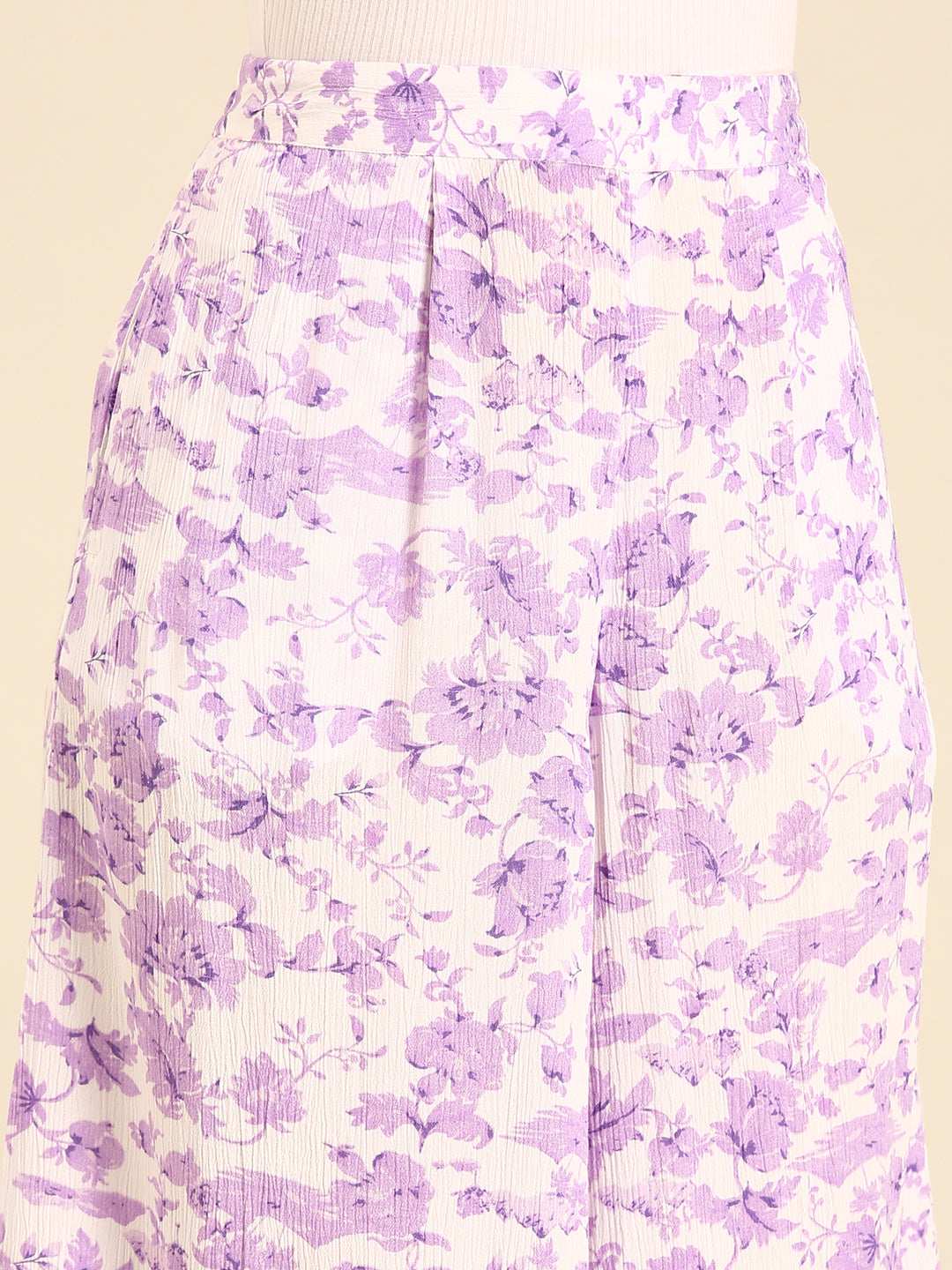 Printed Culottes-Lilac - De Moza