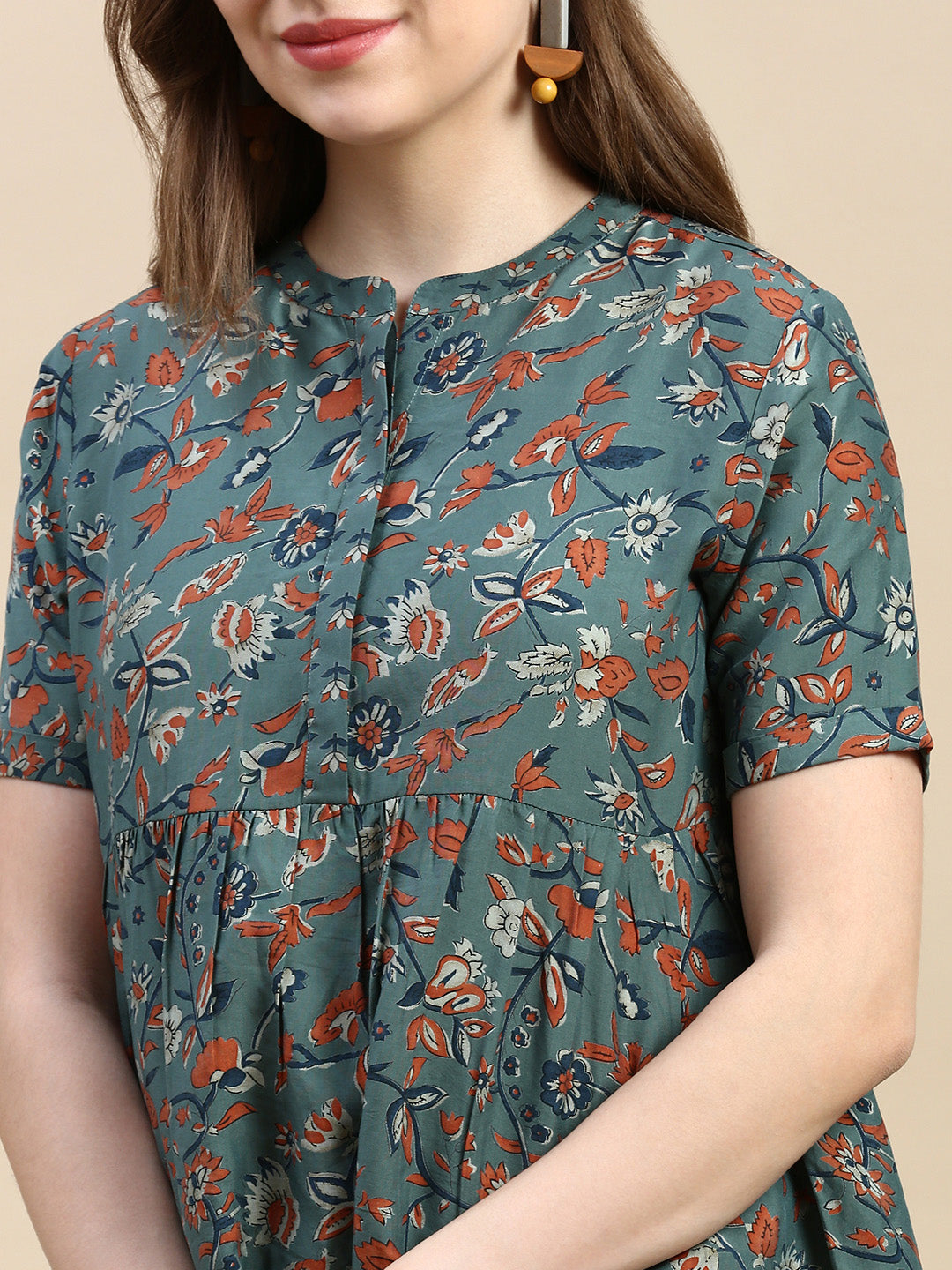 Tunic AOP-Green - De Moza