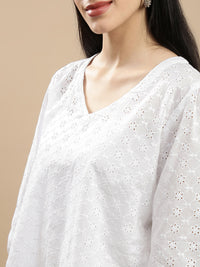 De Moza Women Casual Top White