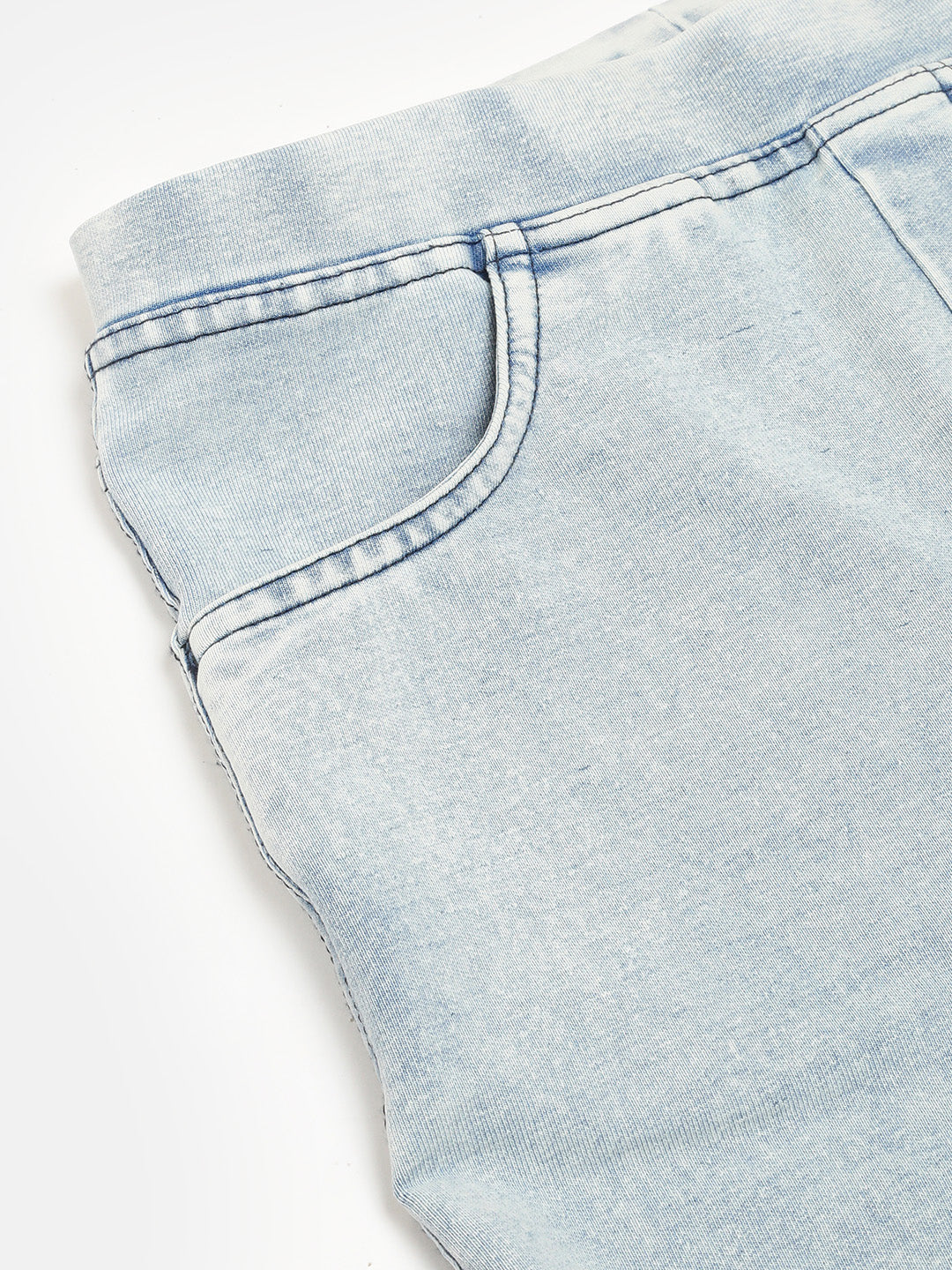 PIPIN Girls Tregging Denim Ice Wash