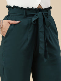 Tie-Up Pants-Teal