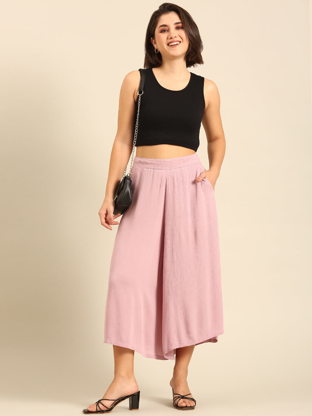 Crop Top-Black - De Moza