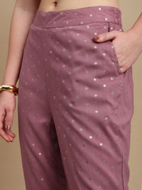 De Moza Women Festive Pants Dusty Pink - De Moza