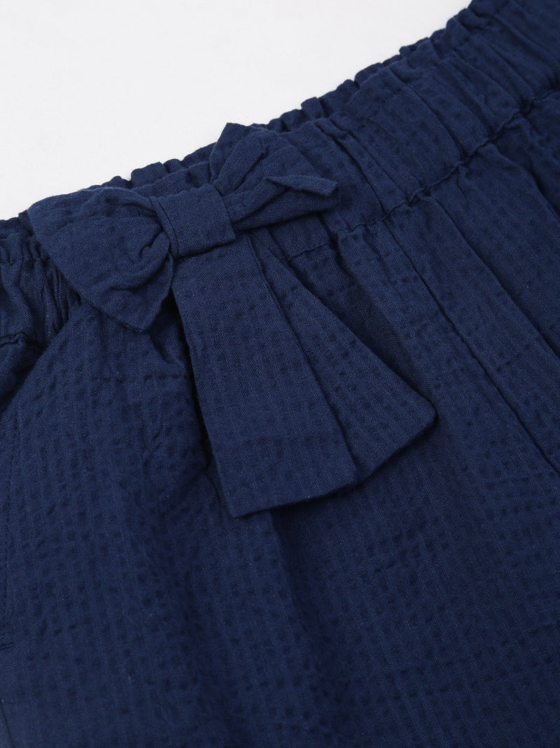 PIPIN Girls Shorts Navy Blue