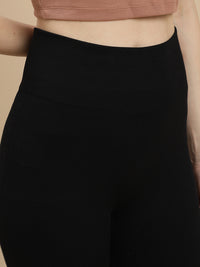 De Moza Women Winter Leggings Black