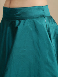 Women's Skirt Bottle Green