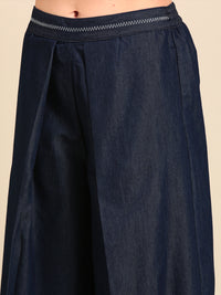 Palazzo-Dark Wash - De Moza