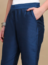 De Moza Women Casual Pants Royal Blue - De Moza