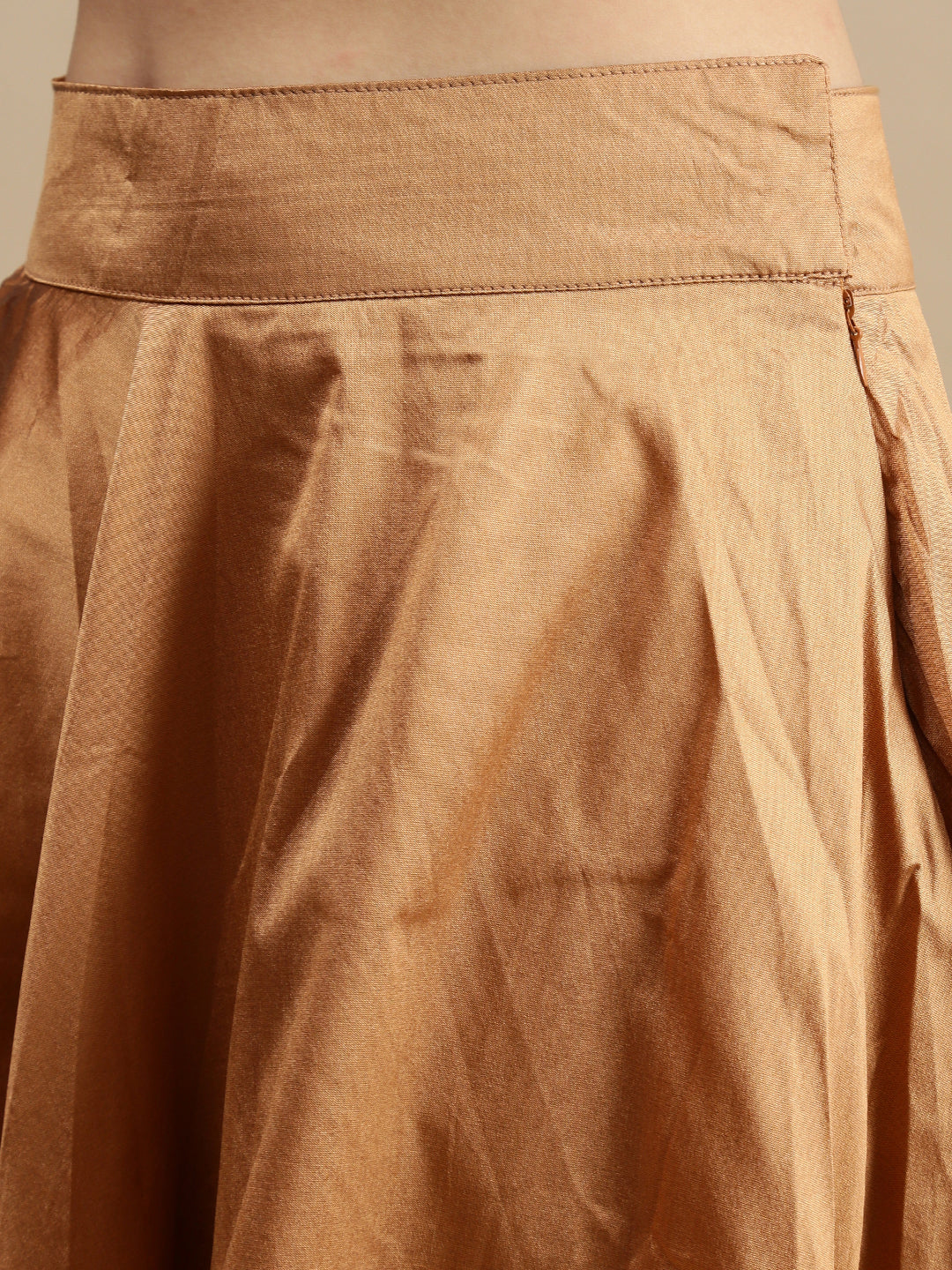 Women's Skirt Gold Beige