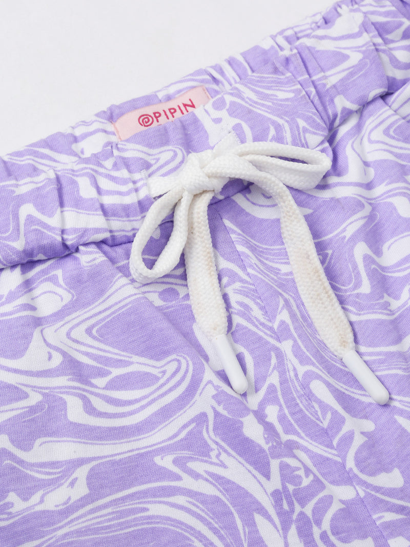 PIPIN Girls Co-ord Set Lilac