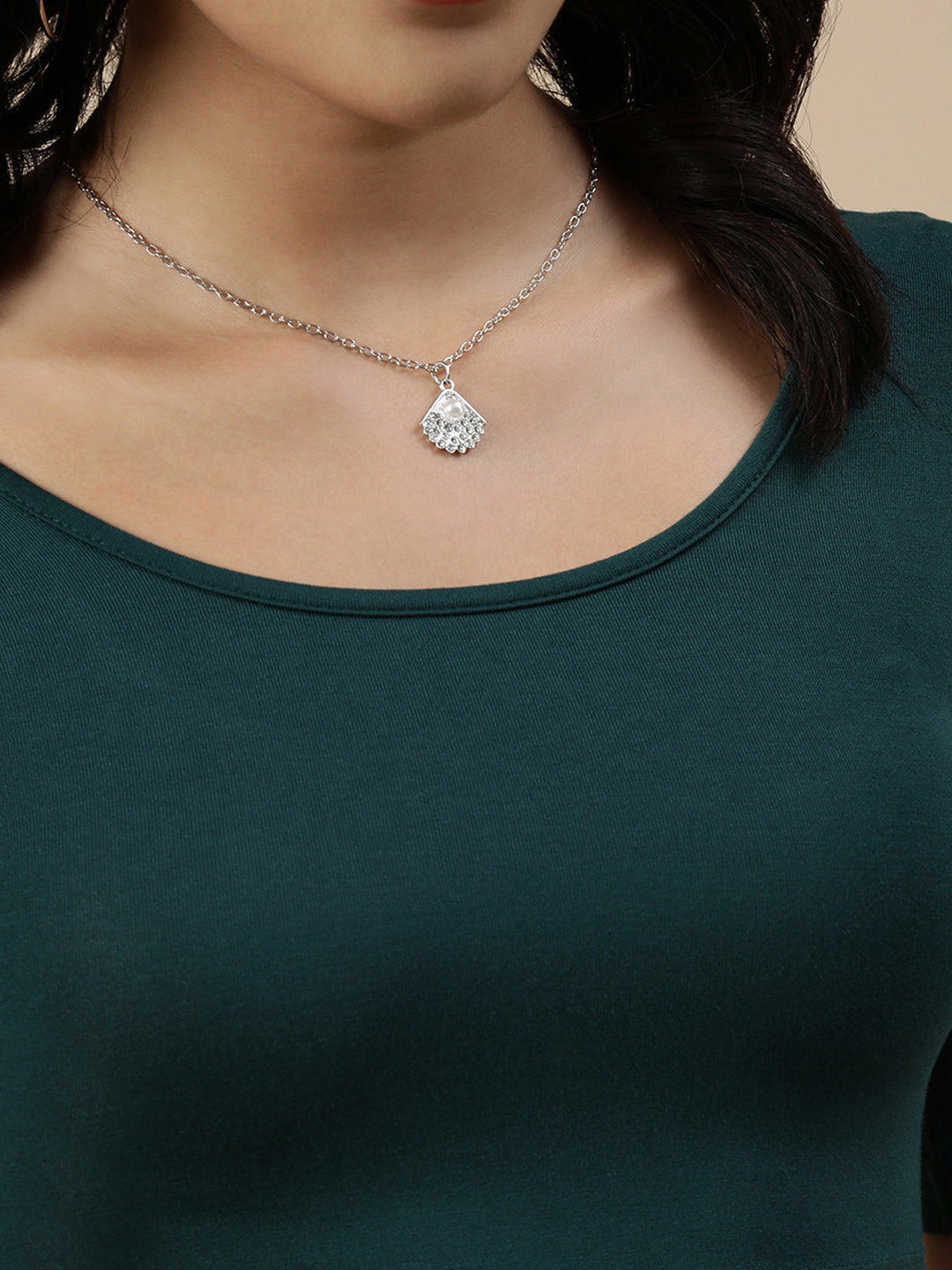Blouse-Bottle Green - De Moza