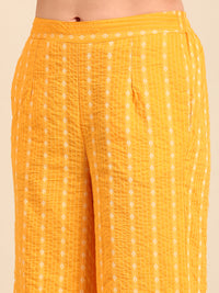 Culottes All Over Print-Yellow - De Moza