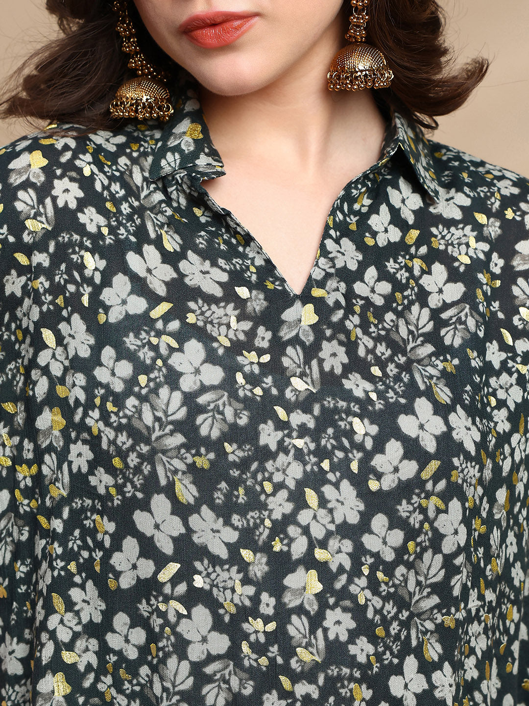 De Moza Women Festive Top Grey - De Moza