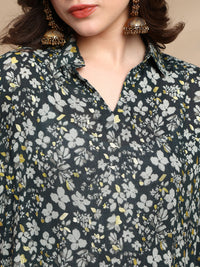 De Moza Women Festive Top Grey - De Moza