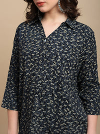 De Moza Women Festive Top Black - De Moza