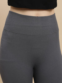 De Moza Women Winter Leggings Charcoal