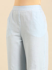 Casual Palazzo-Powder Blue - De Moza