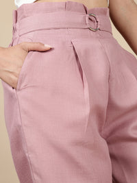 Paper Bag Pant-Rust