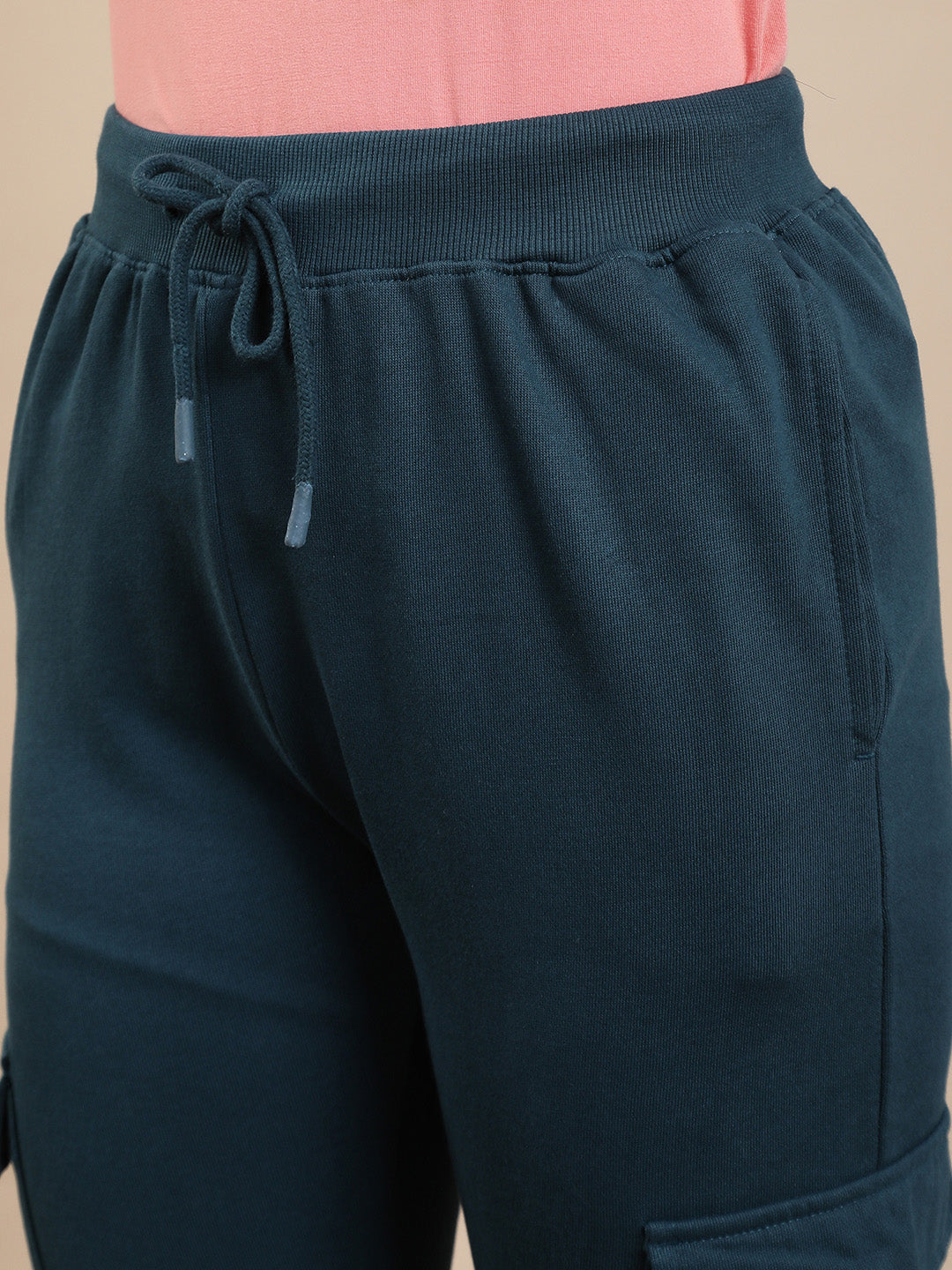De Moza Women Casual Jogger Ocean Blue