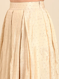 Skirt Jacquard-Offwhite - De Moza
