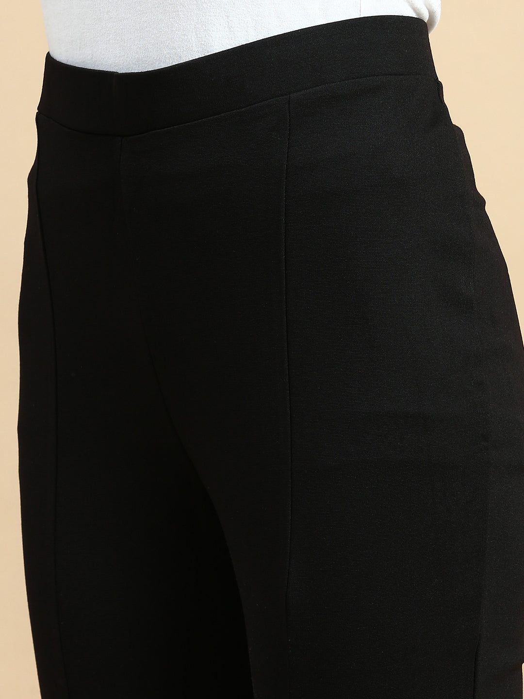 Treggings Jacquard-Black - De Moza