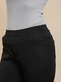 De Moza Women Casual Jegging Black