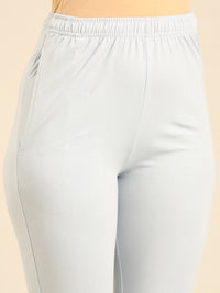 Women's Needle Pants Sea Blue - De Moza