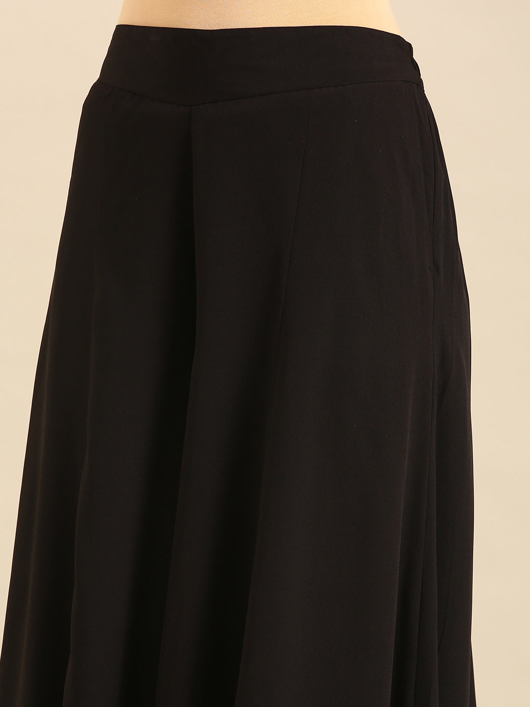 Flared Palazzo-Black - De Moza