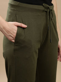 De Moza Women Casual Jogger Olive