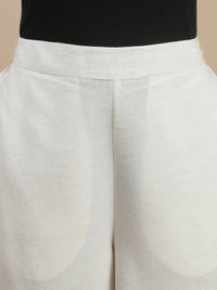 De Moza Women Casual Palazzo Natural - De Moza