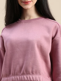 Sweatshirt-Pink - De Moza