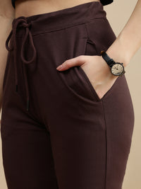 De Moza Women Casual Jogger Brown