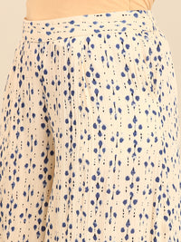 Printed Culottes-OffWhite - De Moza