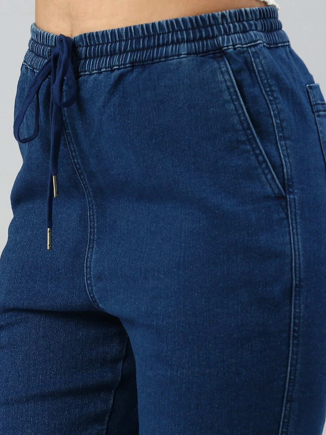 De Moza Women Jogger Mid Blue