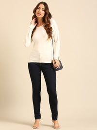 T-Shirt Long Sleeve-Offwhite - De Moza