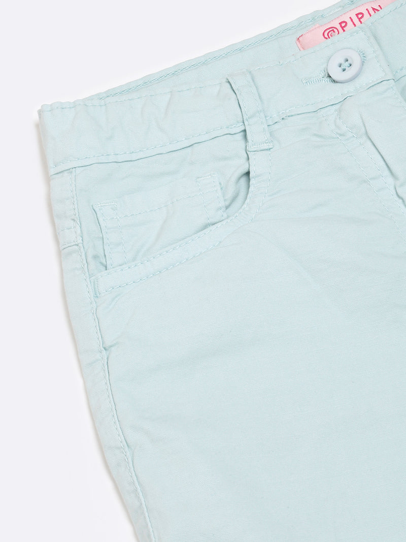 PIPIN Girls Denim Shorts Blue