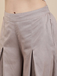 De Moza Women Casual Palazzo Taupe