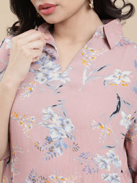 De Moza Women Casual Top Light Pink