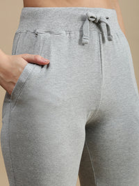 De Moza Women Athleisure Pants Grey Melange