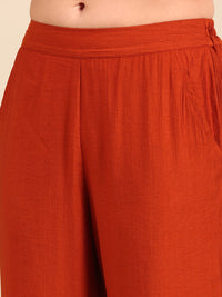 Palazzo-Rust Orange - De Moza