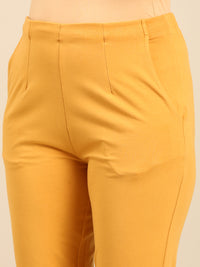 Super Stretch Kurti Pant-Gold - De Moza