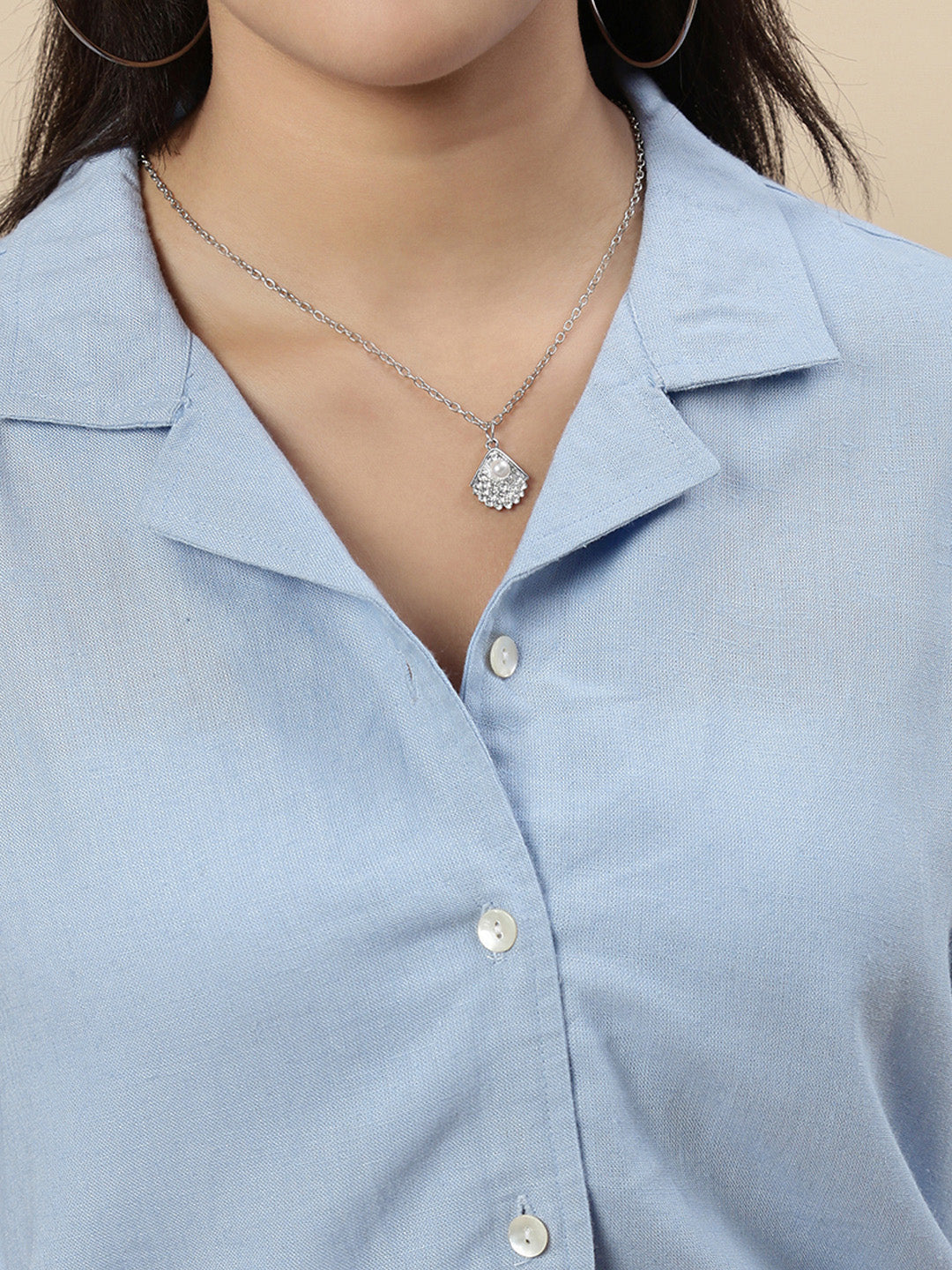 Casual Top-Jeans Blue