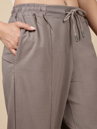 Straight Pant-Taupe